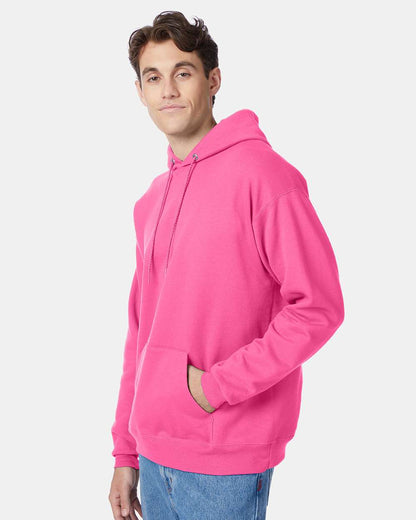 Hanes Ecosmart® Hooded Sweatshirt - P170 Hi-Vis