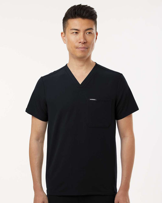 Jaanuu Holmes Everyday 1-Pocket Scrub V-Neck Top - M10001
