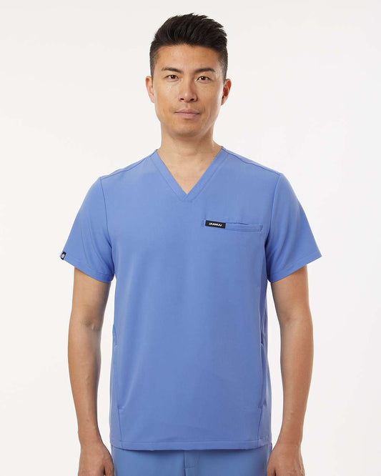 Jaanuu Platt 3-Pocket Scrub V-Neck Top - M10002