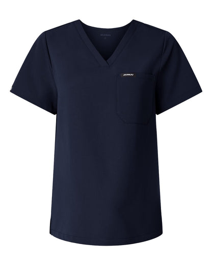 Jaanuu Women's Rhena Essential 1-Pocket Scrub V-Neck Top - W10001