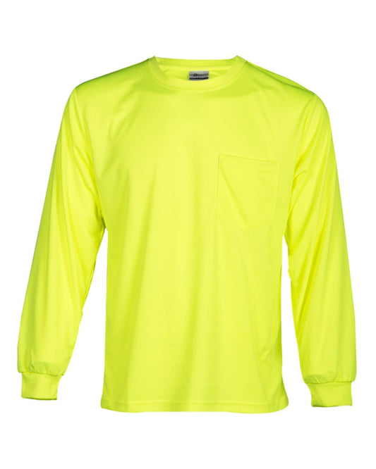 Kishigo Microfiber Polyester Long Sleeve T-Shirt - 9122-9123