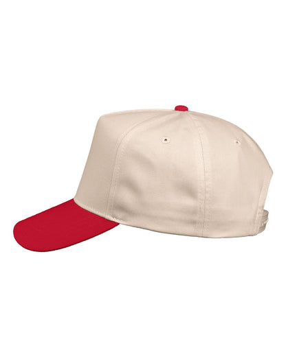 Valucap Five-Panel Twill Cap - 8869